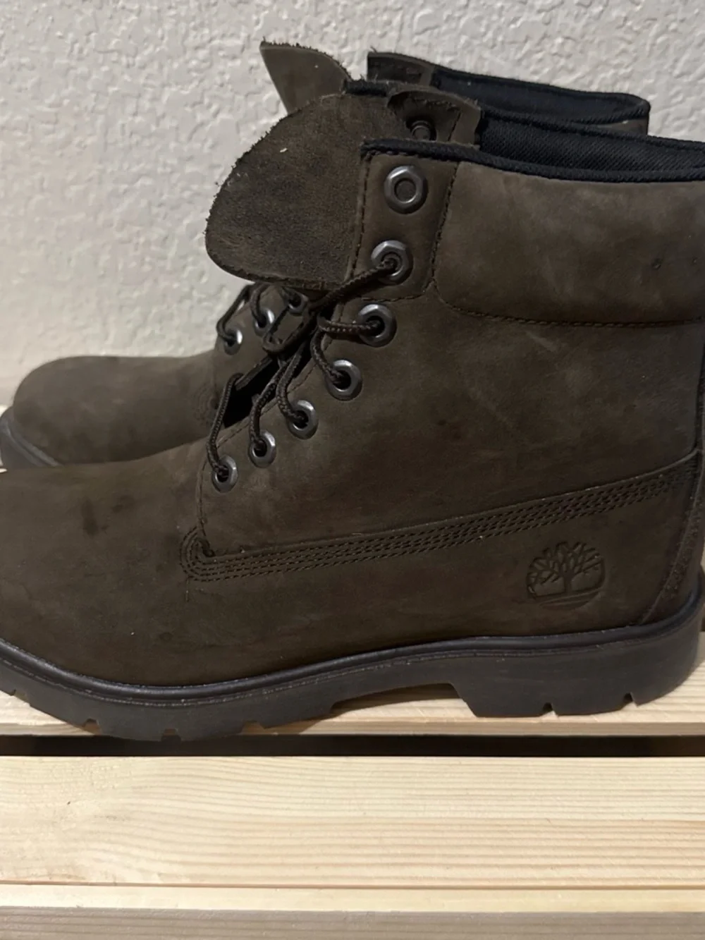 Timberland Dark Brown Waterproof Nubuck Men's Boots